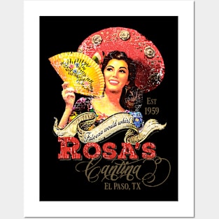 Rosa's Cantina in El Paso Texas by HomeStudio Posters and Art